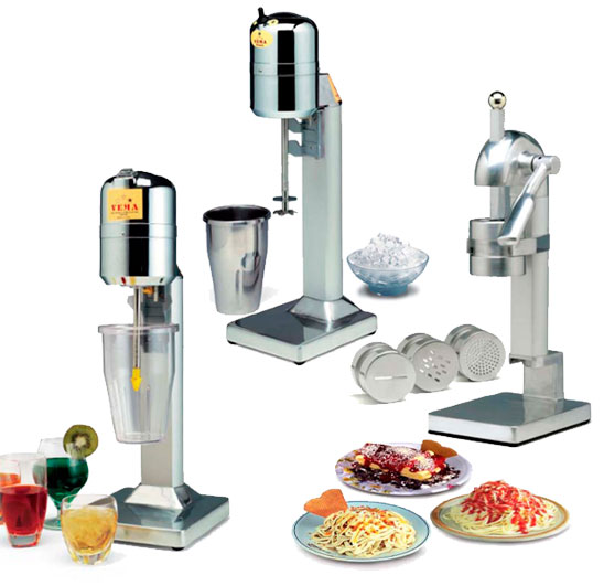 Аппараты для спагетти-айс, фраппе с дроблённым льдом, миксеры для напитков